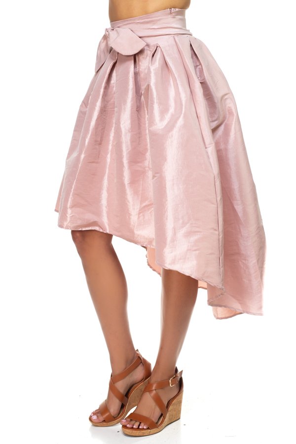 Taffeta High-low Skirt - A&A Haute Spot