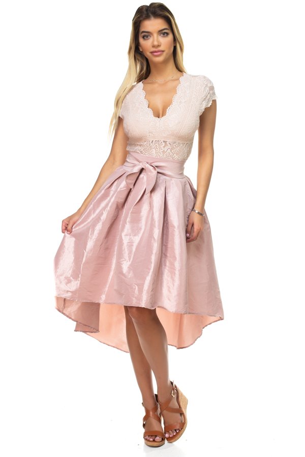 Taffeta High-low Skirt - A&A Haute Spot