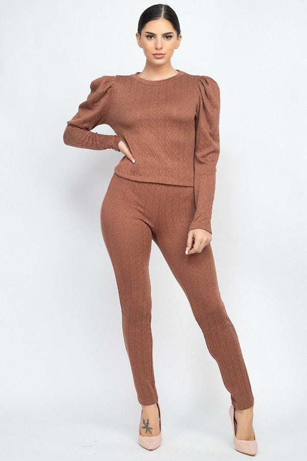 Puff Sleeve Set - A&A Haute Spot