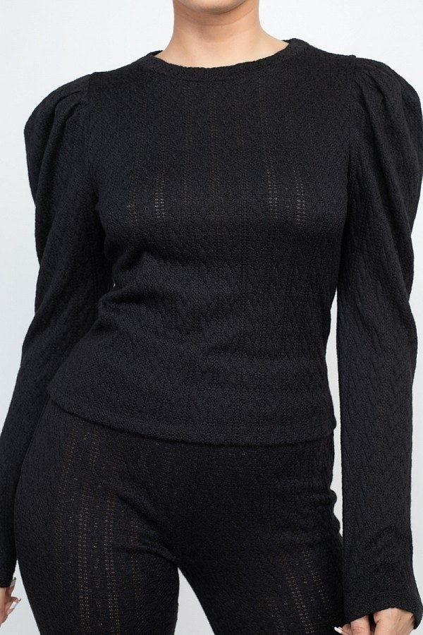 Puff Sleeve Set - A&A Haute Spot