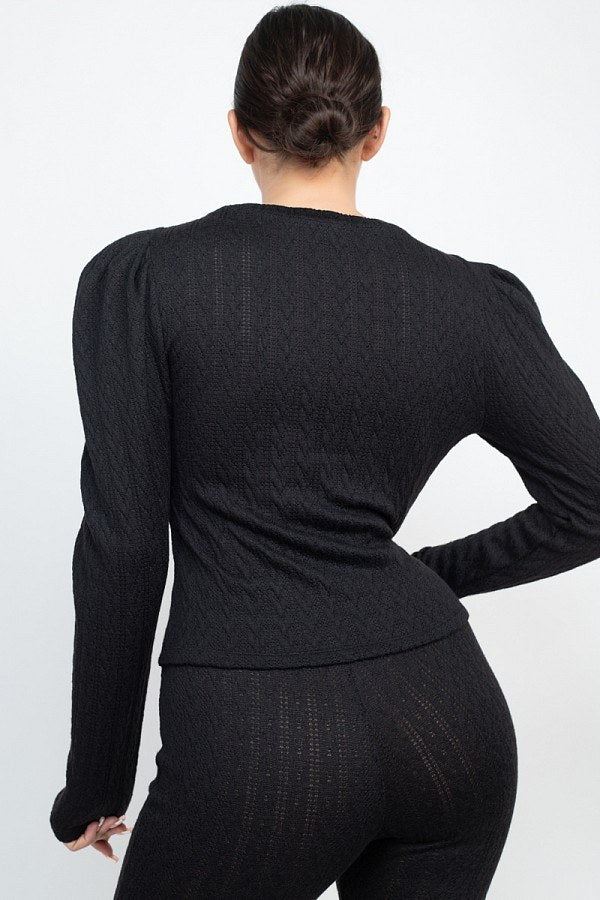 Puff Sleeve Set - A&A Haute Spot