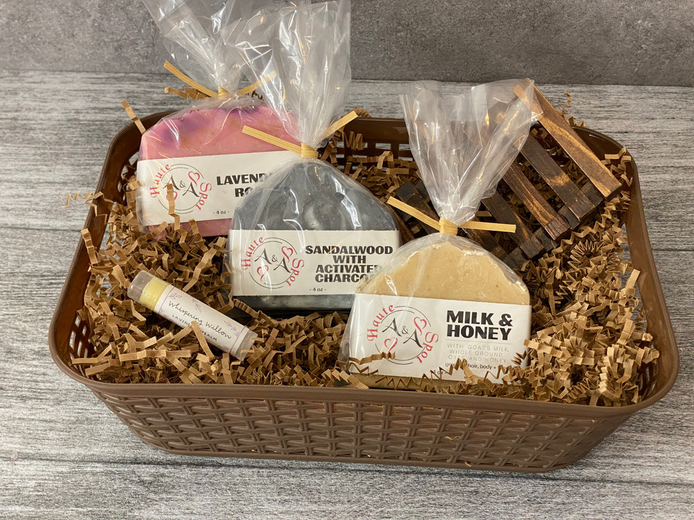 Natural Soap Gift Baskets - A&A Haute Spot