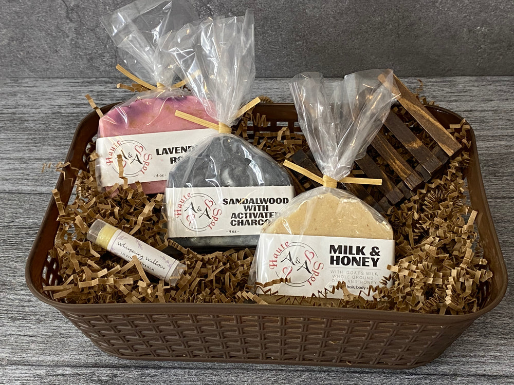 Natural Soap Gift Baskets - A&A Haute Spot