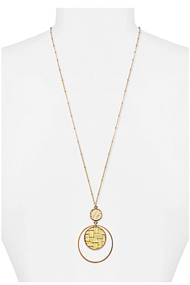 Modern Double Layer Pendant Necklace - A&A Haute Spot