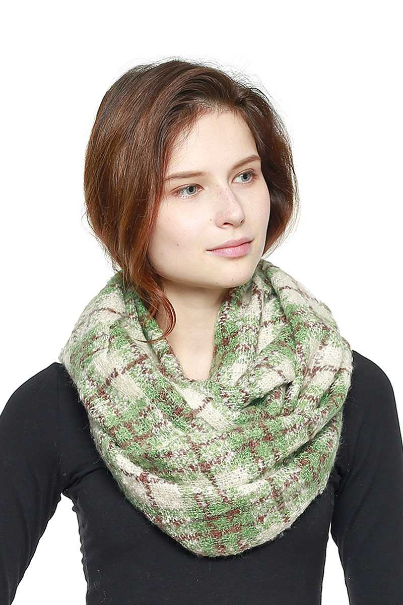 Soft Plaid Infinity Scarf - A&A Haute Spot