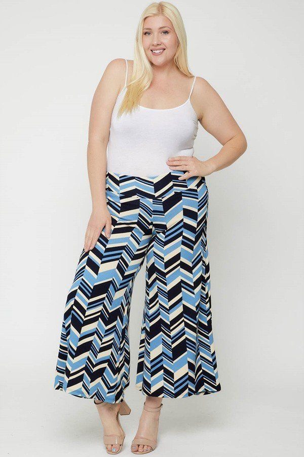 Chevron Print Pants - A&A Haute Spot