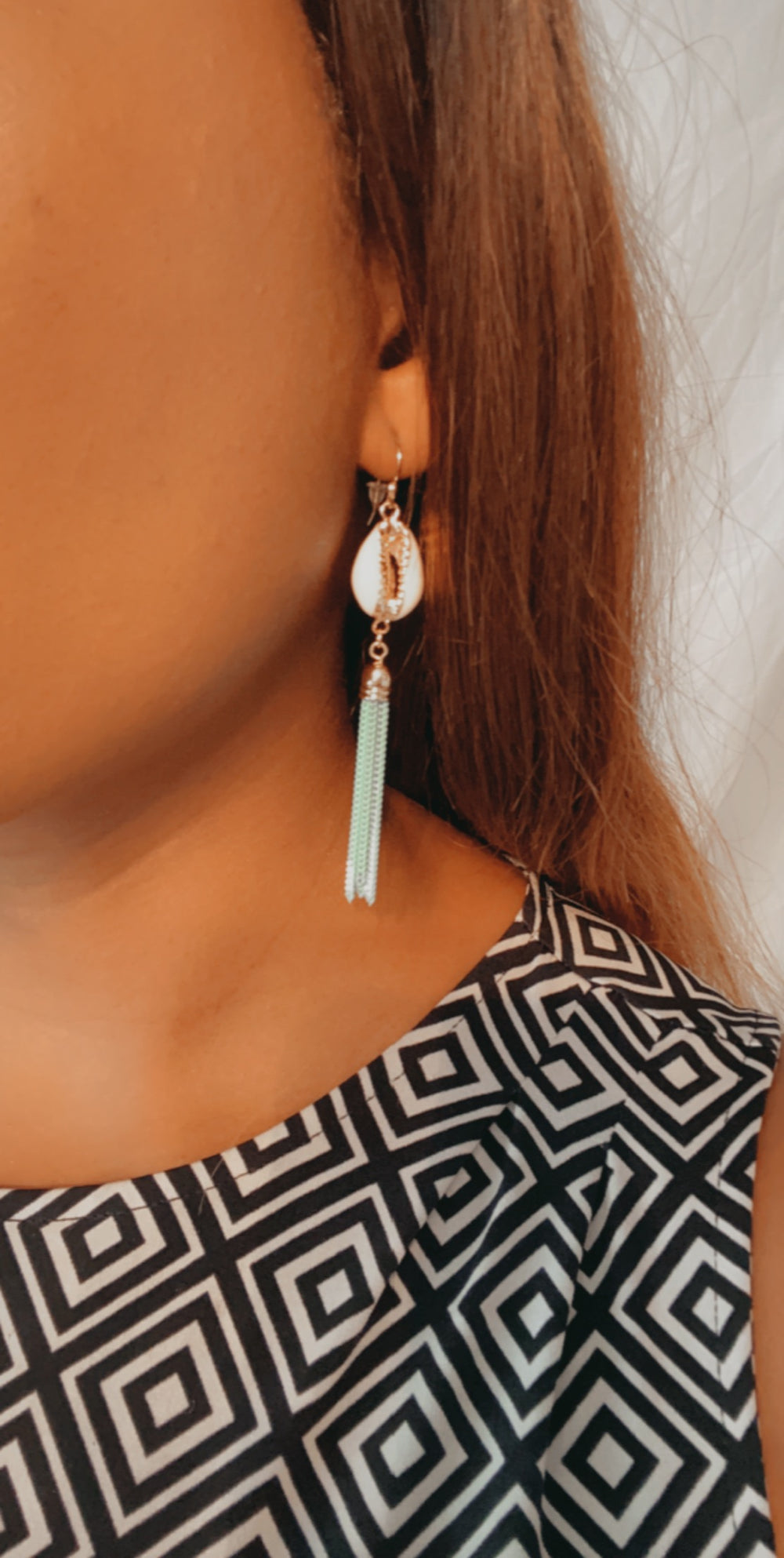 Sea Shell Dangle Earrings - A&A Haute Spot